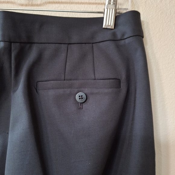 Eileen Fisher Womens Casual Ankle Zip/Button Trouser Pants. Black/Gray Size 8 - Picture 7 of 8
